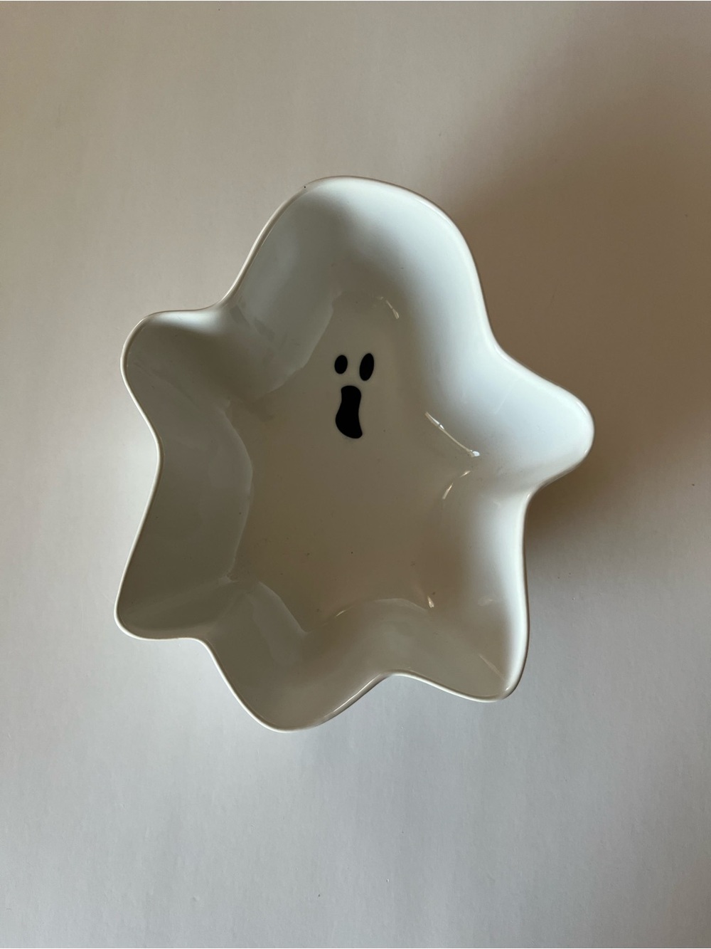 IKEA Ghost-Shaped Ceramic Serving Bowl